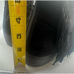 Sophie Sue Black Fringe Ankle Boots Size 9 western Photo 7