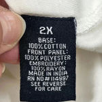 Tolani Collection Womens 2x 100% Cotton Top Sheer Overlay Embroidered Flowers Photo 8