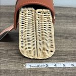 🔥LAST ONE🔥 E|N Expressions | Vegan Wicker Handbag w/Crossbody✨ Brown Photo 5