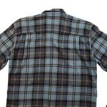 VTG Polo Ralph Lauren Sport Womens Shirt Medium Flannel Plaid L/S Outdoor Green Photo 7