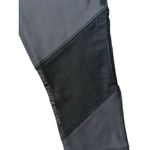 Adrienne Vittadini Black Mesh Panel Capri Workout Pants Sz M NEW Photo 1