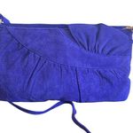 Unbranded Genuine Suede Leather Crossbody Purple Photo 10