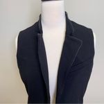 BCBGMAXAZRIA  Women Black Crop Alejandro Vest Size Small Photo 8
