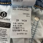 Levi's Strauss High Rise Shorts Womens Size 29 Distressed Short Denim Western Photo 8