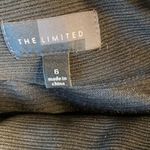 The Limited  Black Pleated Mini Skirt Gold Zipper Size 6 Photo 3