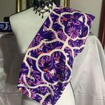 LuLaRoe TC Purple Floral Print Leggings Photo 0