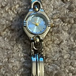 Faded Glory  women’s vintage dainty silver/blue‎ bracelet watch one size Photo 0