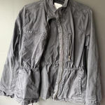 Daily Ritual Navy Utility Jacket with Drawstring Waist Blue Size 8 Photo 0