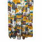 VTG Options Melrose Western Tiered Maxi Skirt Cowgirl Rodeo Southwest Print L Size L Photo 10
