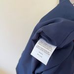 Gal Meets Glam Jenny Wallpaper Rose Brocade Floral Ruffle Knee Length Dress Navy Photo 9