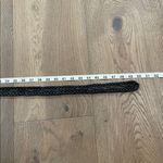 Talbots Vintage  Black Braided Leather Belt Size XXL Photo 4