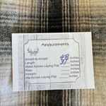 Revolve Blank NYC  Poncho Cape Jacket Checked Out Plaid OS 1/4 Zip Vegan Leather Photo 11