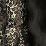 Vintage 90’s Pronti Size XLarge Unisex Faux Pony Hair Leopard Print Jacket Black Photo 5