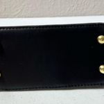 Black Faux Leather Mini Handbag Photo 7