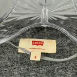 Levi's Women's Gray Open Cardigan Sweater Mohair Merino Wool Blend Pocket Size S Photo 7