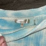Love Shack Fancy Gallatin Pullover Sweater - Soft Aqua Hand Dye Blue Light Photo 6
