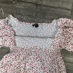 Sweet Rain  Floral Pink Dress with Puff Sleeves Photo 3