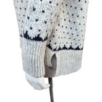 American Eagle  Outfitters Womens Medium Gray Wool Blend Sweater Heart Design Photo 5