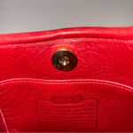 Coach  1998 Ergo Vintage Zipper Small Hobo One Shoulder Purse Bag Red Leather EUC Photo 10