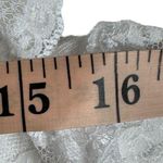 Vintage 90s White Lace Trim Lingerie Bodysuit Teddy size Large Photo 5