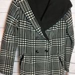 Iz Byer Juniors Heavy Fleece Jacket in Black & White Houndstooth Size Sma… Photo 0
