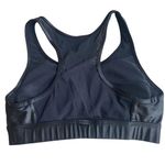 Koral  faux leather racerback mesh sports bra size S‎ Photo 5