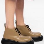 Bottega Veneta Beige ‘The Bounce’ platform Ankle Boots Size 38 Photo 0