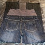 Thyme Maternity Jeans Women’s Size Small Belly Band Size Chart In Pictures Blue Photo 7