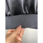 Aself Velvet Crane Embroidered Crop Sweater Women's Size S Asian Inspired Black Photo 6