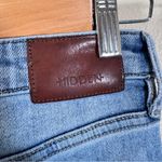 Hidden Blue High Rise Straight Leg Jeans Womens 24 Asymmetrical Closure Denim Photo 6