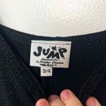 Jump Vintage Y2K Apparel Co Made in USA Black Sparkle Formal Dress Size 3/4 Photo 5