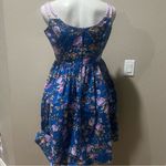 Hell Bunny  blue floral dress Photo 5