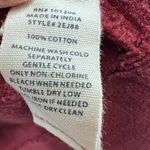 Soft Surroundings  3/4 sleeve terracotta cotton slub knit open front cardigan Photo 5