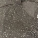 Loft NWT Black Sparkle Swing Sleeveless Dress Sz M Photo 8