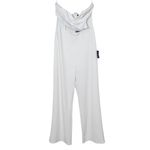 Lulus Strapless White Jumpsuit NWT Size Large White Strapless Jumpsuit Flaws Photo 1