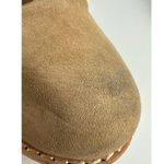 UGG  Georgette Women's Brown Suede Leather Sherpa Shearling Fur Platform Boots 8 Photo 7