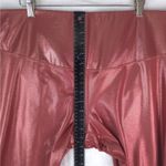 Nike One Leggings Womens 2X Metallic Red 7/8 Tight Fit Performance Athleisure Photo 12