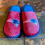 New England Patriots Slippers House Shoes Red Size 8.5 Photo 0