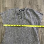 Lands' End  Blue Linen Dress Women's Size Medium 10 12 US Pockets Lightweight Photo 5