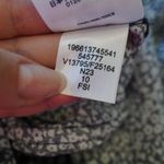 Lands' End  Womens Sleeveless Jumpsuit Size 10‎ Blue White Floral Romper Wide Leg Photo 8