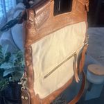 Foley and Corinna Mid City Canvas & Leather Tote Tan Photo 4