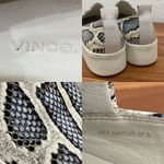 Vince . Saxon 2 Snakeskin Embossed Leather Slip On Platform Sneakers Size 7.5 Photo 13