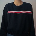 H&M dark blue striped sweater Photo 1