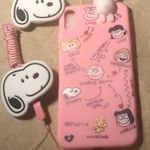 Snoopy XS Max Phone cover With Pop Out Feature Pink Photo 2