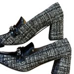 Black and white tweed loafers Size 9.5 Photo 1
