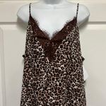 Melrose and Market Leopard Print Lace Trim Camisole Top Photo 1