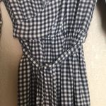 Missguided  Gathered Sleeve Tie Waist Gingham Dress Photo 5