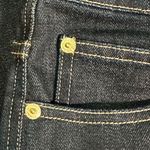 St. John Women's Jeans Gem Cross Detail Dark Blue Denim Sz 8 Photo 3