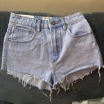 ABRAND A High Relaxed Shorts Distressed Vintage Blue size 24 Photo 4
