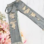CARMAR Distressed Gemma Chain Blue Jeans Sz 26 Photo 2